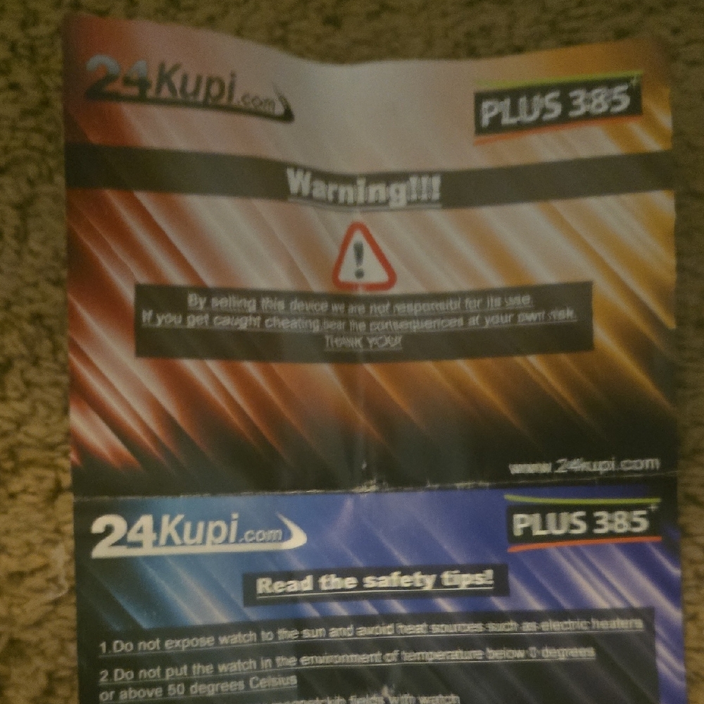 24Kupi Warning Poster
